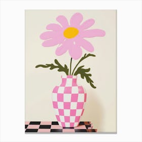 Cosmos Flower Vase 2 Canvas Print