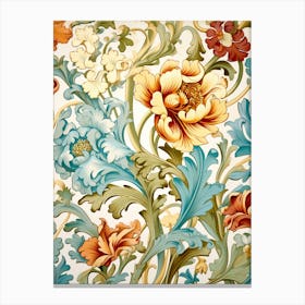 Floral Wallpaper 186 Canvas Print