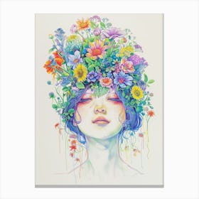 Flower Head 6 Canvas Print