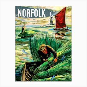 Norfolk, Coast, Great Britain Canvas Print