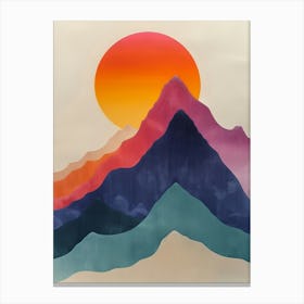 Mountain Range Canvas Print