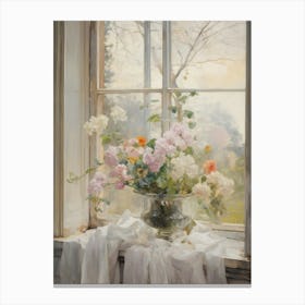 Flower Arrangement Painting Canvas Print