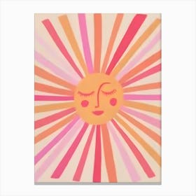 Sun Art Canvas Print