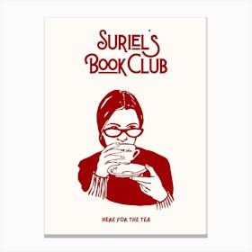 Suriel's Book Club Poster Canvas Print