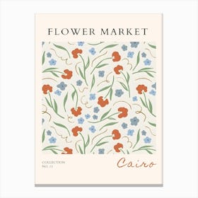 Flower Market 2 Canvas Print