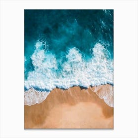 Aerial View Of A Beach 116 Canvas Print