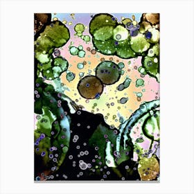 Abstraction Molecule Canvas Print