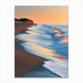 Sunrise At The Beach 1 Canvas Print