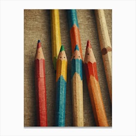 Colorful Pencils 3 Canvas Print