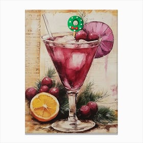 Chritmas Cranberry Jubilee Canvas Print