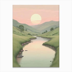 Serene Landscape Art Print (1) Canvas Print