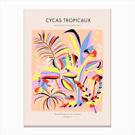 Botanic Collection - Peach Fuzz - Jungle Tropicale Cycas Art Print Canvas Print