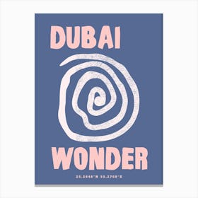 Dubai Wonder 2 Canvas Print