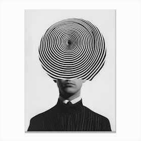 'Spiral Head' Canvas Print