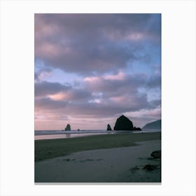 Pastel Cannon Beach Canvas Print