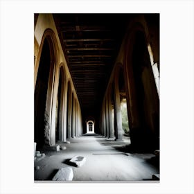 Abandoned Hall Canvas Print