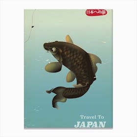 Travel To Japan Canvas Print