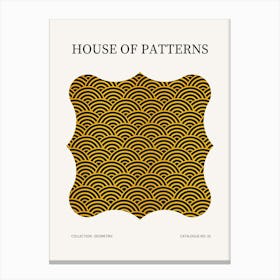 Geometric Pattern Poster 35 Canvas Print