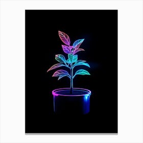 Plant Lamp Canvas Print