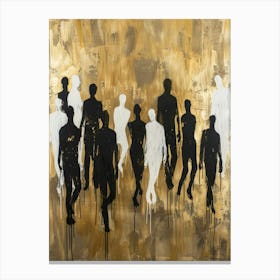 Silhouettes 2 Canvas Print