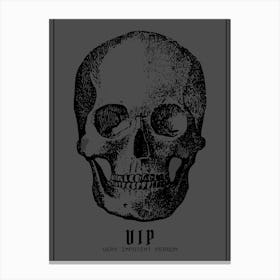 Funny VIP Skull Art Canvas Print