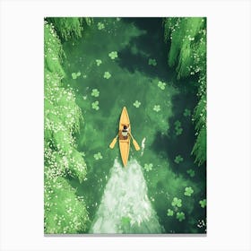 Stunning Rowboat on the River 7 Canvas Print