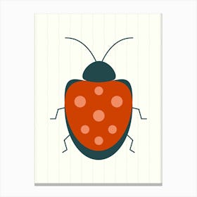 Ladybug Vector Illustration Canvas Print