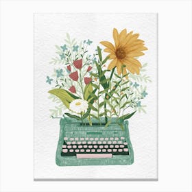 Typewriter Canvas Print