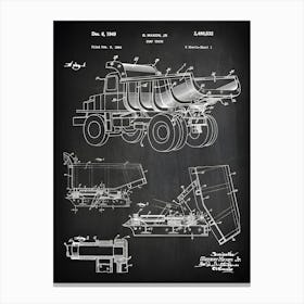 Dump Truck Print Dump Truck Poster Dump Truck Patent Art Dump Truck Blueprint Dump Truck Patent Construction Truck Decor Cc5321 Canvas Print