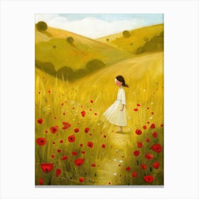 Poppy Field 3 Canvas Print