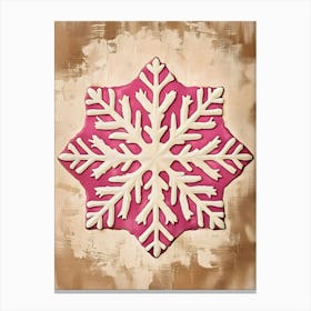 Snowflake Canvas Art Canvas Print