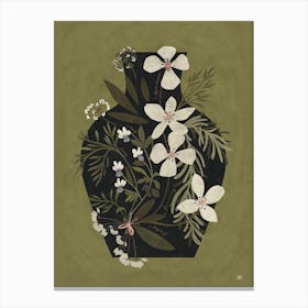 Edible Flowers cottagecore Canvas Print