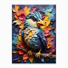 Colorful Bird 3 Canvas Print