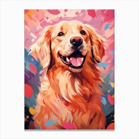 Dog Artwork Canvas Print