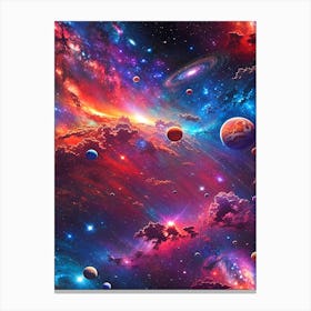 Galaxy Painting 2 Canvas Print