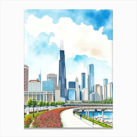 Chicago Charm 1 Canvas Print