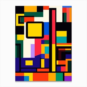 Abstract Squares 1 Canvas Print