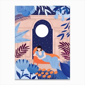 Cleo's Moonlight Song Canvas Print