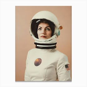 Astronaut In Space woman Canvas Print