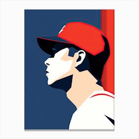 Baseball Player 1 Canvas Print