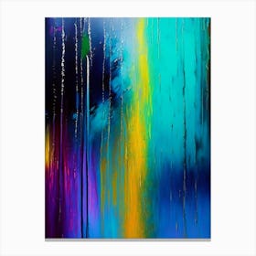 Rain Waterscape Bright Abstract 1 Canvas Print