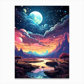 Landscape Painting 1 Canvas Print