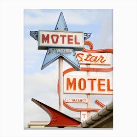 Motel In Canvas Print