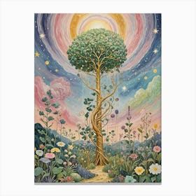 Whimsical Magic Tree Canvas Print