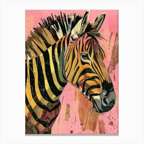 Zebra Canvas Print 3 Canvas Print