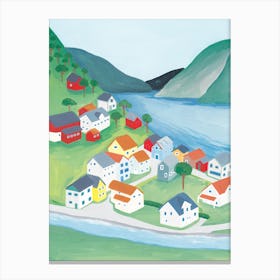 Norway Village Canvas Print