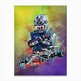 Lewis Hamilton 2 Canvas Print