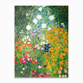 Klimt'S Garden Canvas Print