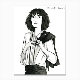 Patti Smith Canvas Print