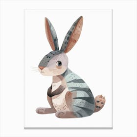 Rex Rabbit Kids Illustration 2 Canvas Print